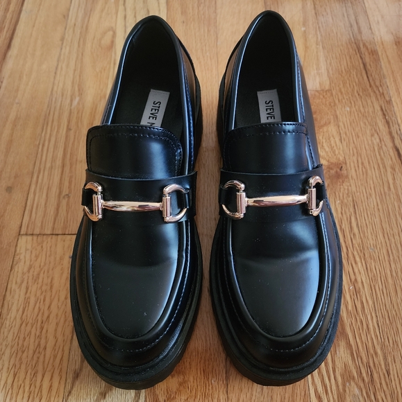 Womens Steve Madden Platform Loafers - Picture 1 of 9